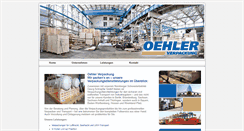 Desktop Screenshot of oehler-verpackung.de
